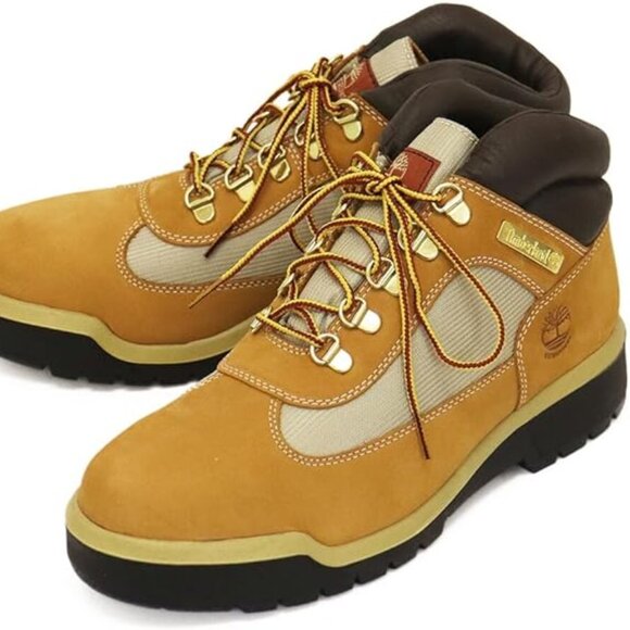 TIMBERLAND MEN'S FIELD BOOT WP L/F MID BOOT WHEAT NUBUCK A18RI-231